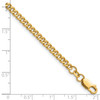 1/20 14k Gold Filled Lobster Clasp Solid Polished 3mm Curb Chain | 16" to 20"