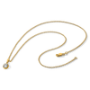 1/20 14k Gold Filled Lobster Clasp Solid Plain 1.60mm Cable Chain | 16" to 20"