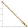 1/20 14k Gold Filled Lobster Clasp Solid Plain 2mm Flat Cable Chain | 16" to 20"