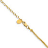 1/20 14k Yellow Gold Filled Hollow 2mm Ball / Beaded Chain | 16" + 2" Extension