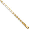 1/20 14k Yellow Gold Filled Lobster Clasp Solid 3.20mm Rolo Chain | 16" to 20"