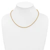 1/20 14k Gold Filled Lobster Clasp Plain Lightweight 2.5mm Ropa Chain 16" to 24"