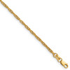 1/20 14k Gold Filled Lobster Clasp Lightweight 2mm Singapore Chain | 16" to 20"