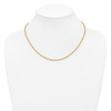 1/20 14k Gold Filled Lobster Clasp Lightweight 2mm Singapore Chain | 16" to 20"
