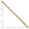 1/20 14k Gold Filled Lobster Clasp Lightweight 2mm Singapore Chain | 16" to 20"