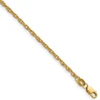1/20 14k Gold Filled Lobster Clasp Lightweight 2.1mm Singapore Chain | 16" - 20"