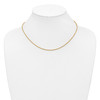 1/20 14k Gold Filled Lobster Clasp Solid Plain 1.5mm Spiga Chain | 16" to 20"