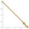 1/20 14k Gold Filled Lobster Clasp Plain 1.5mm Ball / Bead Chain | 16" to 20"