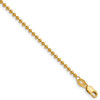 1/20 14k Gold Filled Lobster Clasp Polished 2mm Ball / Bead Chain | 16" to 20"