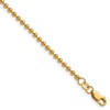 1/20 14k Gold Filled Lobster Clasp Plain 2.5mm Ball / Bead Chain | 16" to 20"