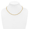1/20 14k Gold Filled Lobster Clasp Solid Plain 3.75mm Figaro Chain | 16" to 20"
