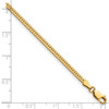 1/20 14k Gold Filled Lobster Clasp Solid 2.5mm Herringbone Chain | 16" to 20"
