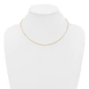 1/20 14k Yellow Gold Filled Lightweight 0.80mm Adjustable Box Link Chain | 22"