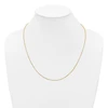 1/20 14k Yellow Gold Filled Lightweight 0.80mm Adjustable Box Link Chain | 22"