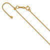 1/20 14k Yellow Gold Filled Lightweight 1.20mm Adjustable Cable Link Chain | 22"