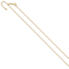 1/20 14k Yellow Gold Filled Lightweight 1.20mm Adjustable Cable Link Chain | 22"