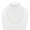 1/20 14k Yellow Gold Filled Lightweight 1.20mm Adjustable Cable Link Chain | 22"