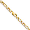 1/20 14k Gold Filled Lobster Clasp Solid Plain 4.6mm Figaro Chain | 18" to 20"