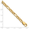 1/20 14k Gold Filled Lobster Clasp Solid Plain 4.6mm Figaro Chain | 18" to 20"