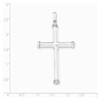 .925 Sterling Silver Polished Hollow Cross Pendant