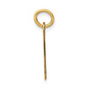 14K Yellow Gold Polished Enlongated Number # 1 Small Charm Pendant For Necklace