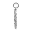 14k White Gold Polished Casted Beautiful Unicorn Horse Charm Pendant