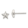.925 Sterling Silver Kids 7mm Mini Star Post Earrings Children's Jewelry