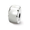 Hinged Clip Bead .925 Sterling Silver Antique Finish Designer Reflection Beads