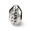 Football Kids Bead .925 Sterling Silver Antique Finish Reflection Beads
