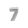 Numeral 7 Bead .925 Sterling Silver Reflection Beads