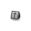 Faith Hope & Love Trilogy Bead .925 Sterling Silver Antiqued Reflection Beads