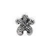Starfish Bead .925 Sterling Silver Antique Finish Reflection Beads