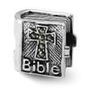 Marcasite Cross Bible Bead .925 Sterling Silver Antique Reflection Beads