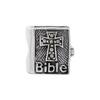 Marcasite Cross Bible Bead .925 Sterling Silver Antique Reflection Beads
