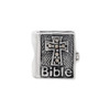 Marcasite Cross Bible Bead .925 Sterling Silver Antique Reflection Beads