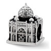 Taj Mahal Bead .925 Sterling Silver Antiqued Finish Reflection Beads