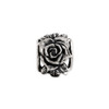 Rose Bali Bead .925 Sterling Silver Antiqued Reflection Beads