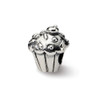 Cupcake Kids Bead .925 Sterling Silver Antique Finish Reflection Beads