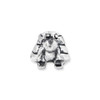 Turtle Kids Bead .925 Sterling Silver Antique Finish Animal Reflection Beads