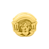 Claddagh Bead .925 Sterling Silver & Gold Plated Reflection Beads