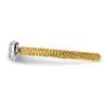 Sterling Silver Stackable Expressions Gold Plated Diamond Heart Ring Sz 5 to 10