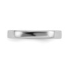 Sterling Silver Stackable Expressions Rhodiumed 3.25mm Flat Ring Sizes 5 to 10