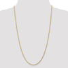 14k Yellow Gold 1.75mm Diamond Cut Solid Rope Chain w/ Lobster Clasp 14" - 36"