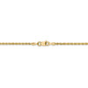 14k Yellow Gold 1.75mm Diamond Cut Solid Rope Chain w/ Lobster Clasp 14" - 36"
