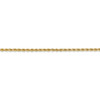 14k Yellow Gold 2mm Solid Diamond Cut Rope Chain w/ Lobster Clasp 16" - 36"