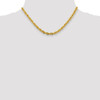 14k Yellow Gold 4.75mm Semi Solid Plain Rope Chain w/ Lobster Clasp 16" - 28"