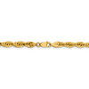 14k Yellow Gold 4.75mm Semi Solid Plain Rope Chain w/ Lobster Clasp 16" - 28"