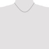 14k White Gold 1.7mm Polished Solid Singapore Chain w/ Lobster Clasp 16" - 30"