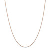 14k Rose Gold 0.80mm Solid Diamond Cut Cable Chain w/ Lobster Clasp 16" - 30"