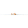14k Rose Gold 0.80mm Solid Diamond Cut Cable Chain w/ Lobster Clasp 16" - 30"
